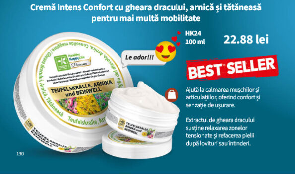 Ladys crema gheara dracului arnica si tataneasa